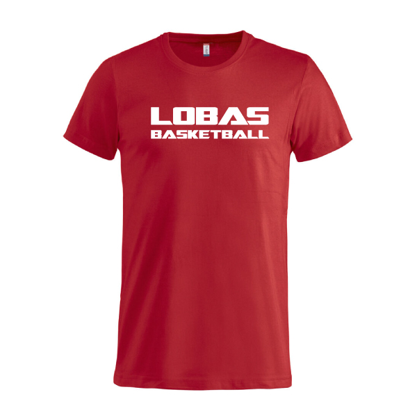 Lobas Basketball 6th Player Tee Röd