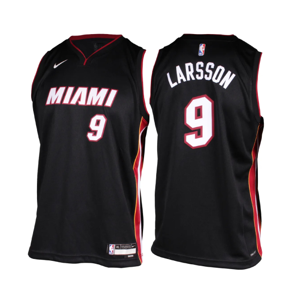 Nike Pelle Larsson Miami Heat Nr 9 Icon Swingman Jr
