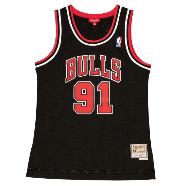 NBA Wmns Swingman Chicago Bulls Rodman Svart