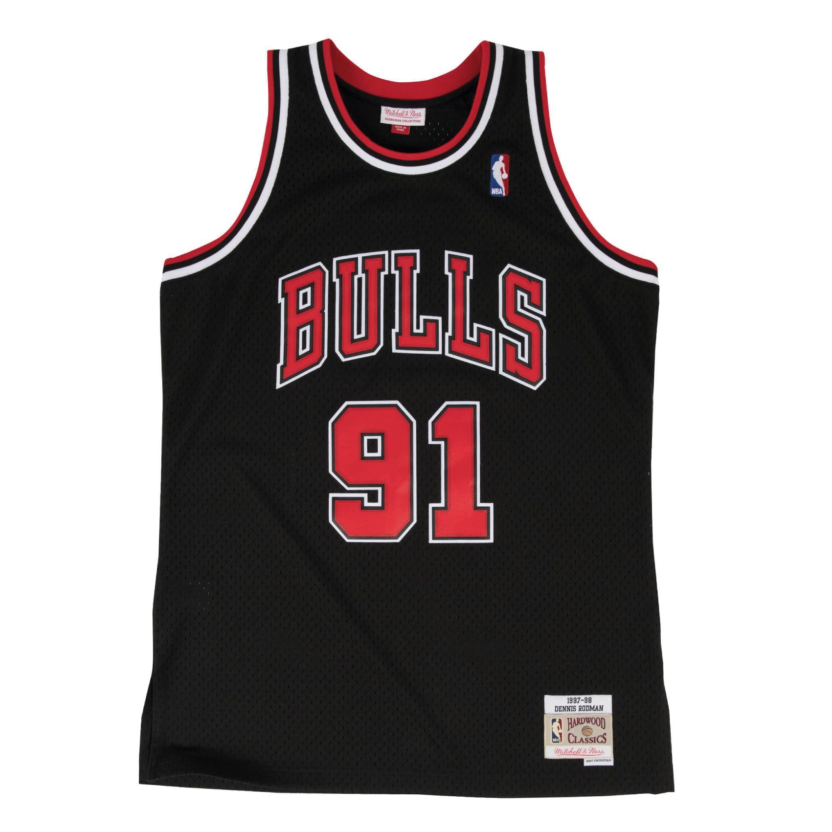 NBA Swingman Chicago Bulls Rodman Svart