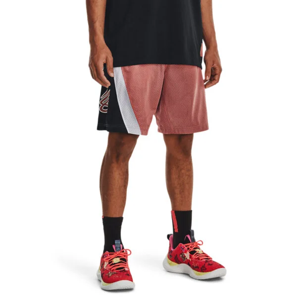 UA Curry Splash 9´ Shorts Röd Fusion