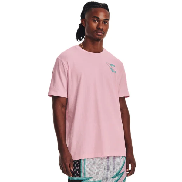 Under Armour Curry Animated Tee Sugar Pink