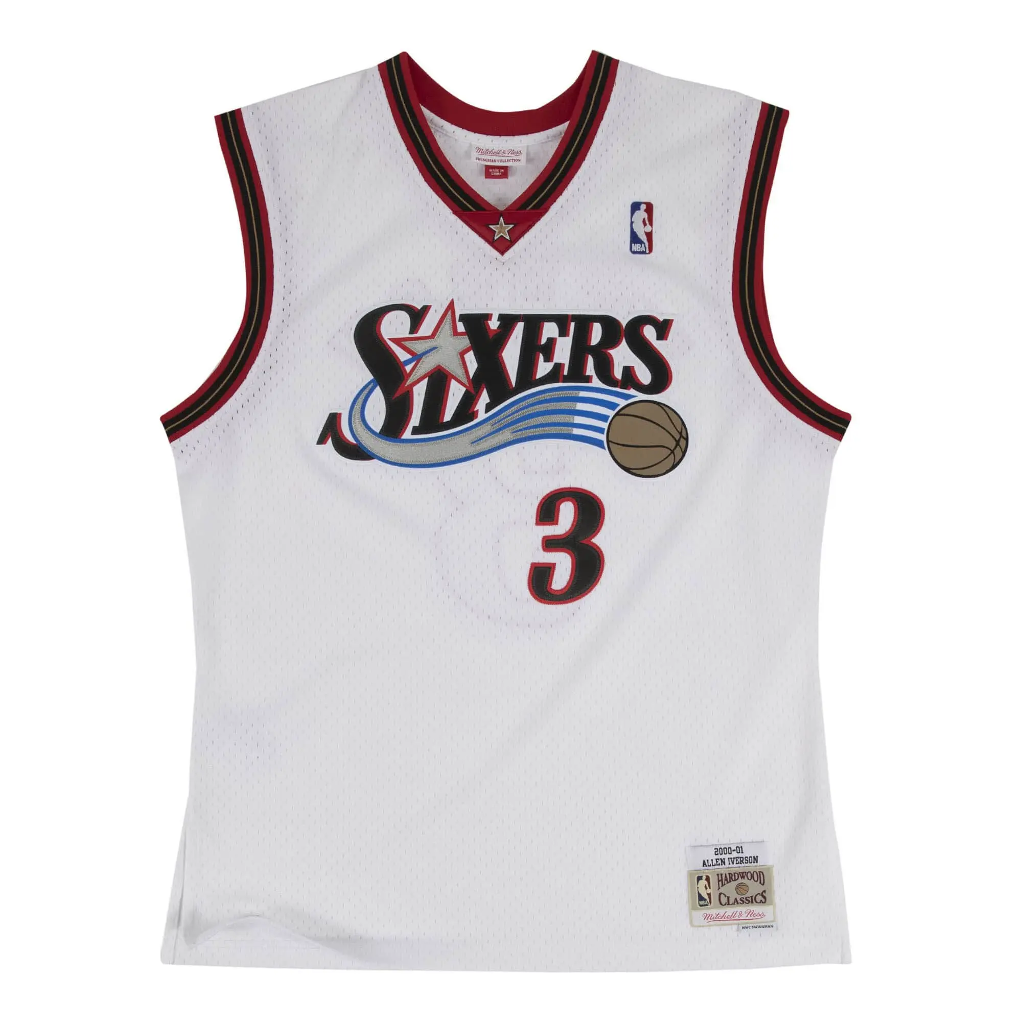 NBA Swingman Jersey Philadelphia 76ers Allen Iverson Vit