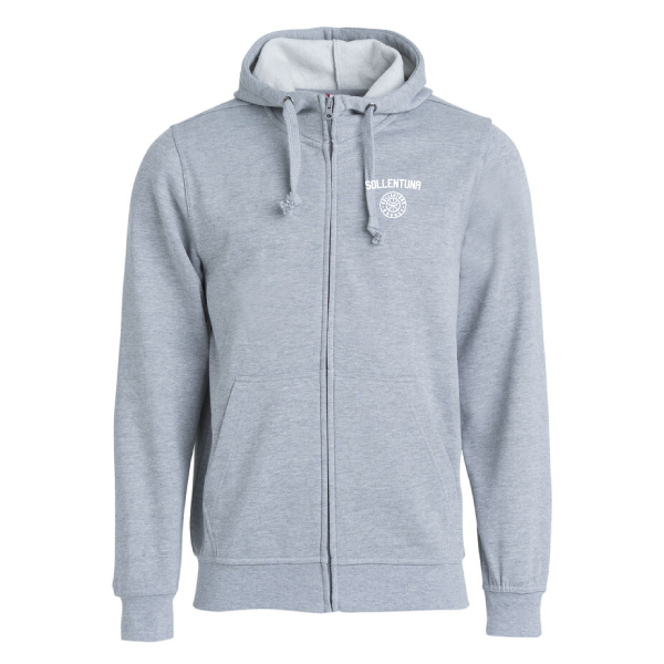 Sollentuna Basket Zip Hoody Grey Melange