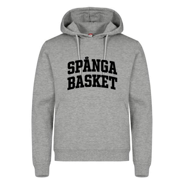 Spånga Basket SUPPORTER hoody Grå
