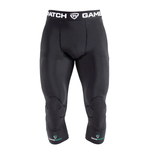 Gamepatch padded 3/4 tights svart
