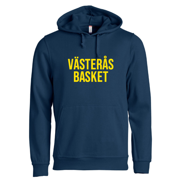 Västerås Basket Hoody Marin Textloggo