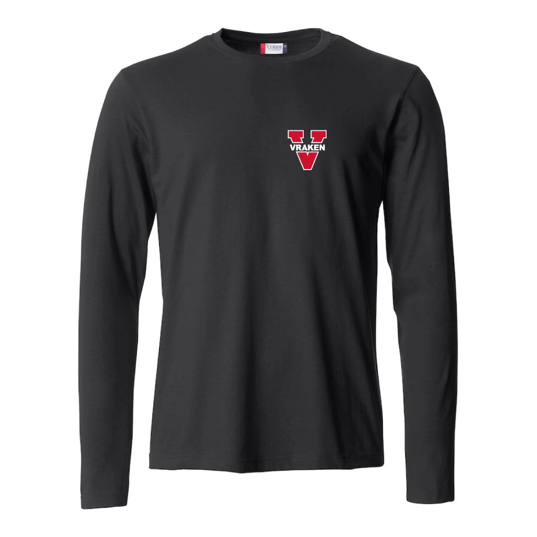 Vråken Basket L/S Tee Svart