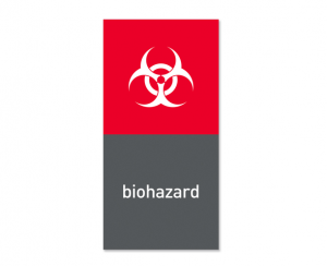 Magnetisk etikett ''Biohazard''