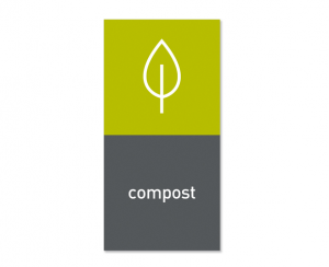 Magnetisk etikett ''Compost''