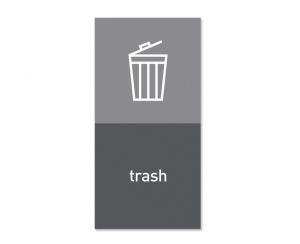 Magnetisk etikett ''Trash''