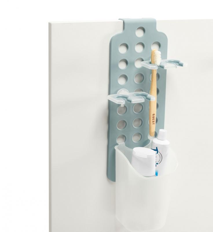 Få bättre ordning och mera plats i badrumsskåpen med hjälp av Madesmart tandborsthållare
