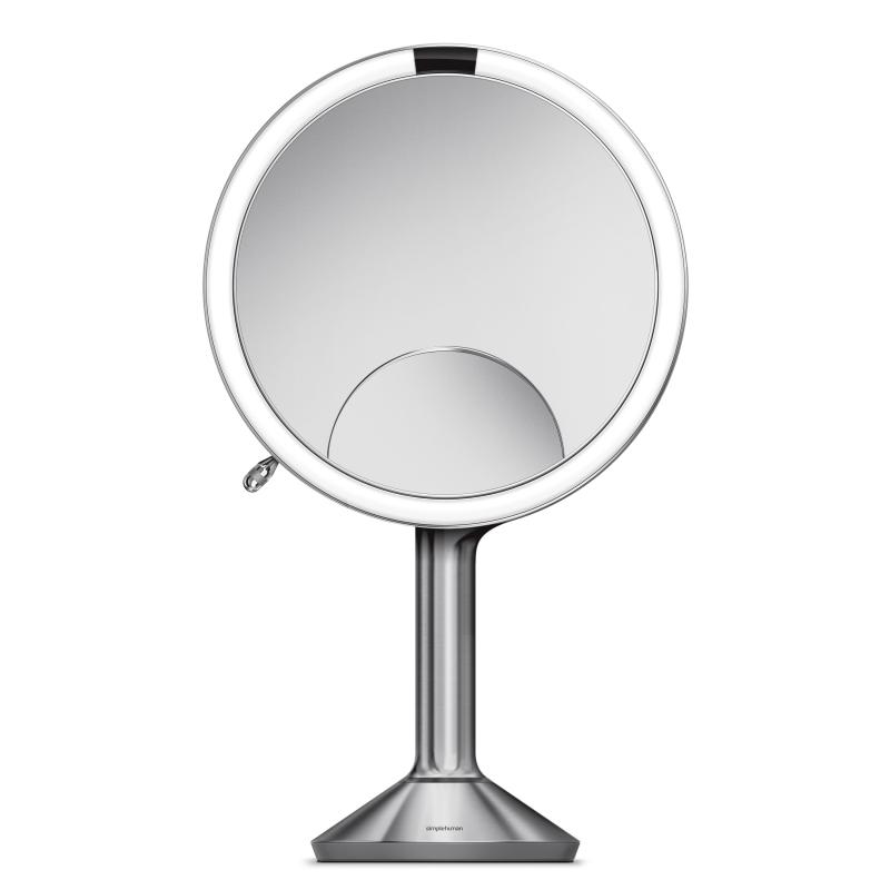 Trio sensor mirror 1x/5x10 Borstat stål