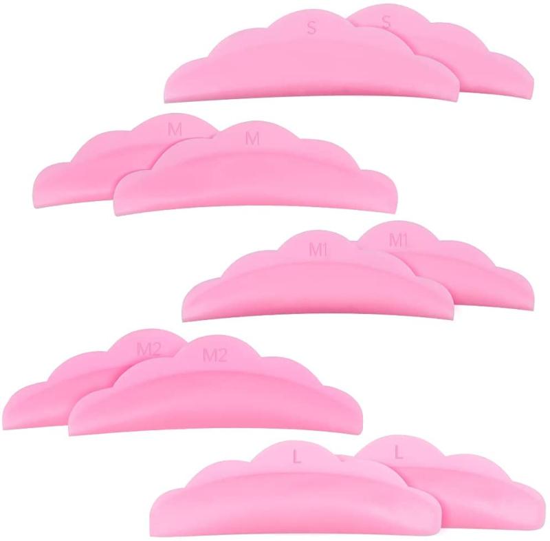 Silikon rosa moln till lashlift