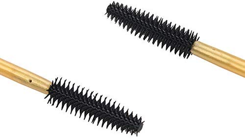 Mascaraborste Silikon Guld 50 pack