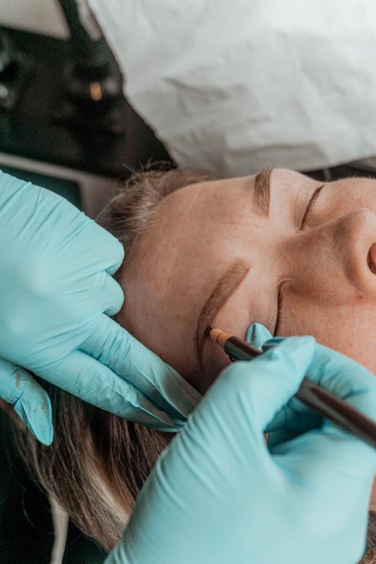 Nano brows + shading + microblading + eyeliner + lipliner