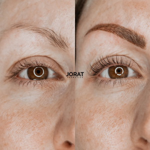 Kosmetisk ögonbrynstatuering maskinmetoden