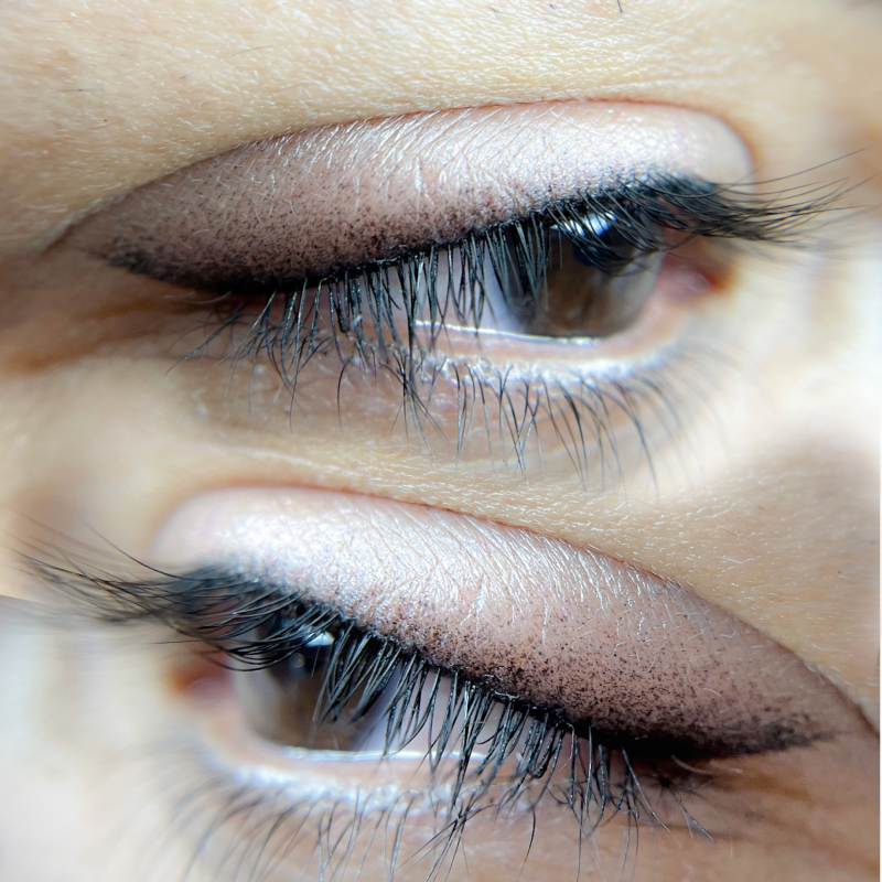 PMU utbildning med eyeliner, ögonbryn och läppar