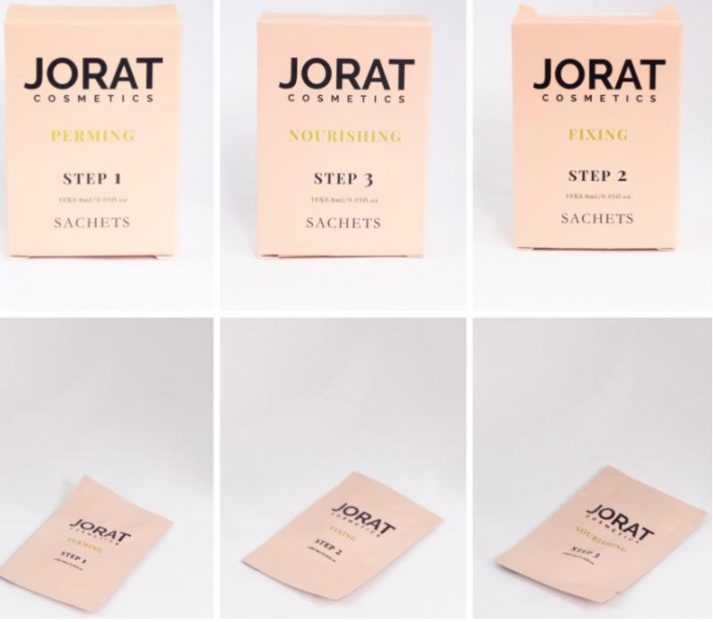 Lashlift KOMBO 1 & 2  10 PACK - Jorat Cosmetics  (snabbverkande lashlift serie)