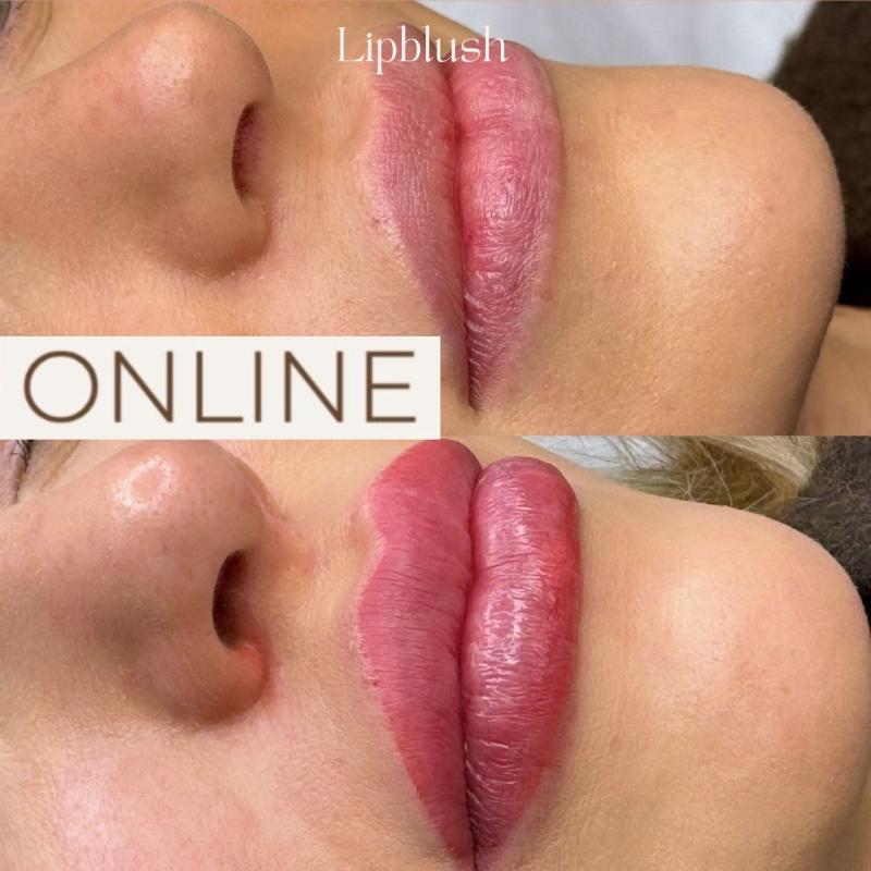 Läppar kosmetisk tatuering online - Lipblush