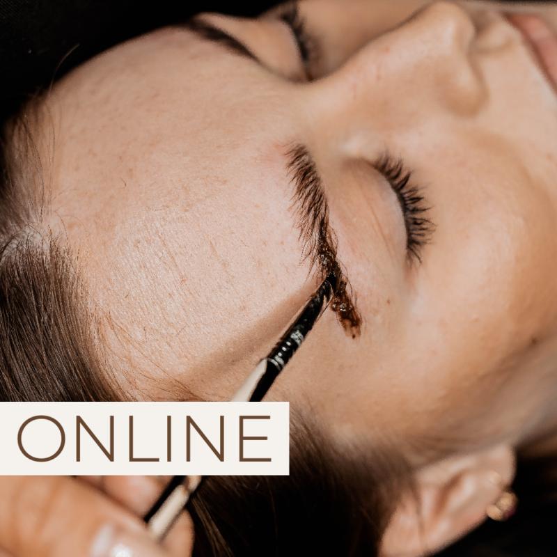 Trådning + färgning + formning av bryn onlineutbildning