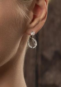 ÖRHÄNGE HÄSTSKO SILVER