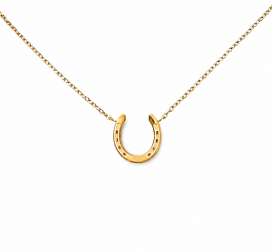 HALSBAND HÄSTSKO GOLD