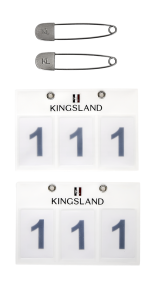 NUMMERLAPP 2-PACK VIT