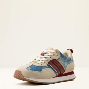 SNEAKER RANCH RUNNER TAN SUEDE