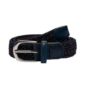 SKÄRP CERISE ELASTIC 110CM NAVY
