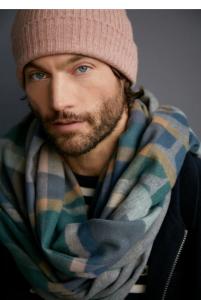 HALSDUK RUTIG PALE BERRY