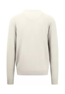 TRÖJA RUNDHALSAD OFFWHITE