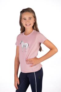T-SHIRT PONY SPARKLE ANTIQUE PINK