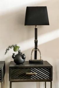 LAMPA STIGBYGEL SVART/SVART
