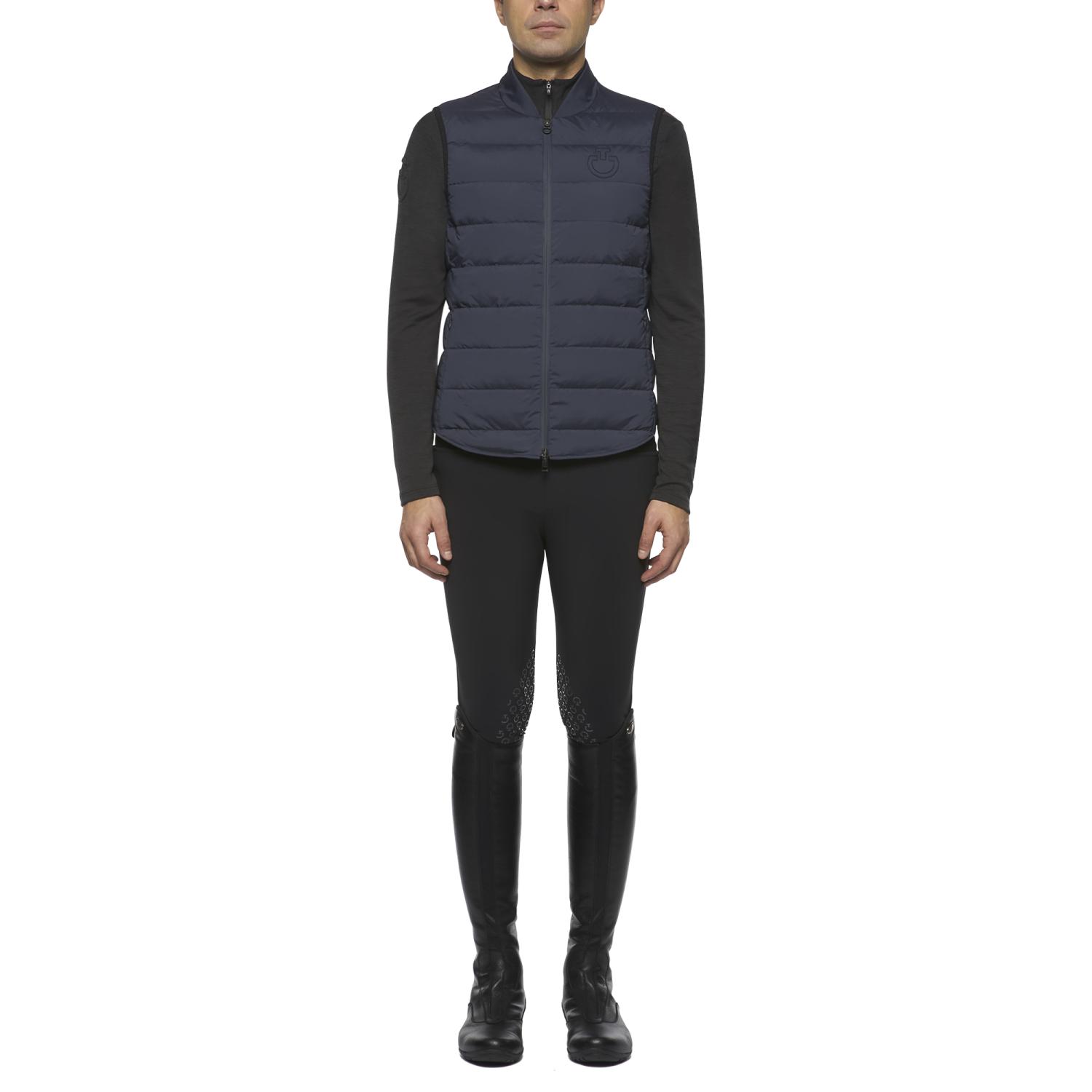 VÄST QUILTED HERR NAVY