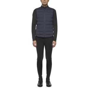 VÄST QUILTED HERR NAVY