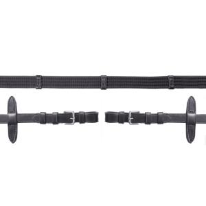 TYGEL WEB SVART/SILVER