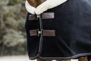 FLEECETÄCKE HEAVY BLACK