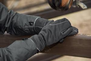 HANDSKAR 3-FINGER BARN SVART