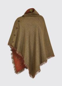 PONCHO WOOL HAZELWOOD BURREN