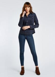 SKJORTA ANGELICA INDIGO