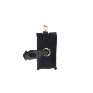 POOP BAG SQUARE VELVET BLACK