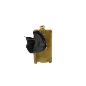 POOP BAG SQUARE VELVET MUSTARD