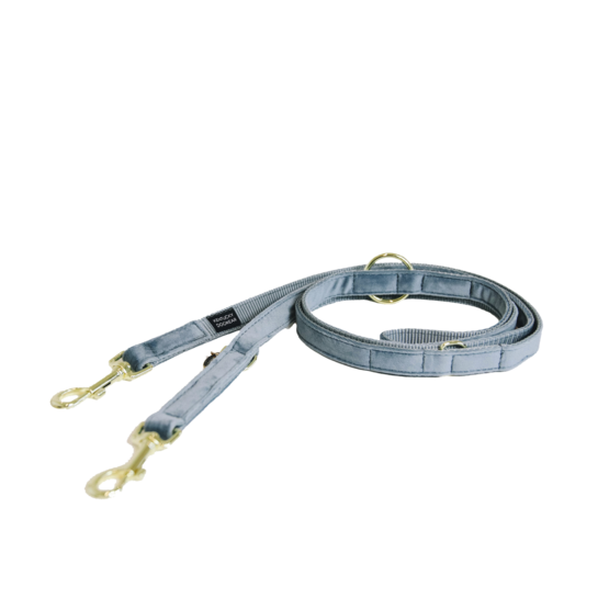 HUNDKOPPEL VELVET 2M LIGHT BLUE