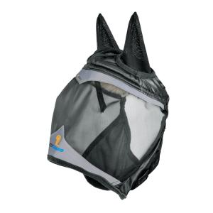 FLUGMASK MED HÅL FÖR PANNLUGG BLACK