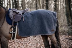 LÄNDTÄCKE QUARTER HEAVY FLEECE GREY