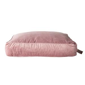 HUNDKUDDE VELVET ROSA
