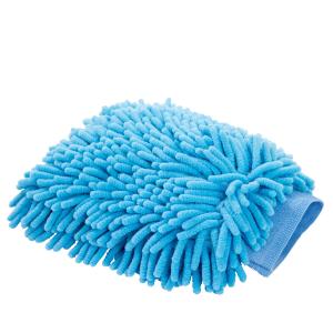 GROOMING HANDSKE CHENILLE BLÅ