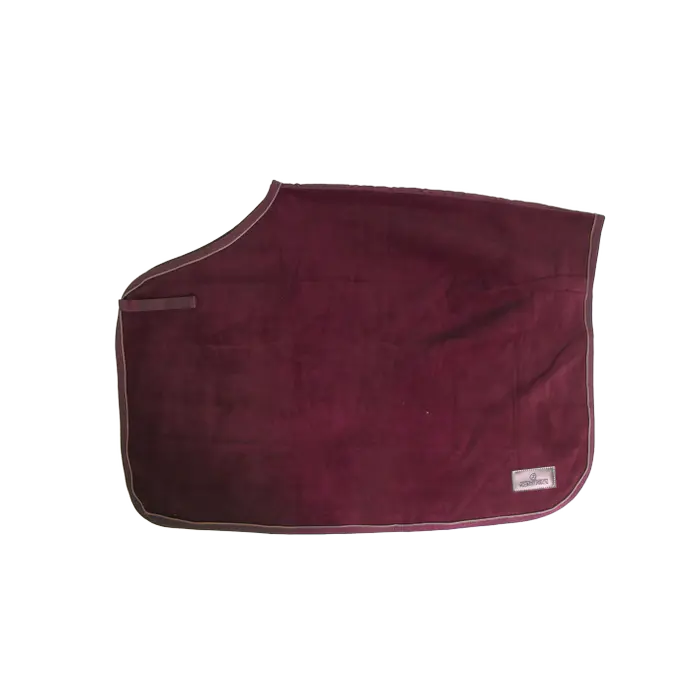 LÄNDTÄCKE QUARTER HEAVY FLEECE BORDEAUX