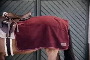 LÄNDTÄCKE QUARTER HEAVY FLEECE BORDEAUX